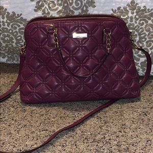 Perfect condition dark purple/maroon Kate Spade!